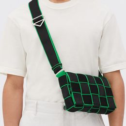 Small Intreccio Reverse Logo Webbing Cross-body Bag Designer Women Men Unlined Handbag Single Interior Zipped Pocket Crossbody Magnetic Closure Shoulder Bag Purse