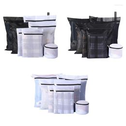 Laundry Bags 7 Pcs Thicken Fine Mesh For Delicates With Premium Zipper Travel Storage Organise Clothing Washing