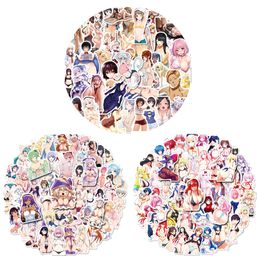 3 Style 50Pcs Sexy Anime Girls Stickers Non-Random Vinyl Waterproof for Bike Luggage Laptop Skateboard Water Bottle Phone Cup Car Decals Kids Gifts