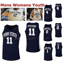 Sj NCAA College Penn State Nittany Lions Basketball Jersey 0 Myreon Sj nes 1 Deivis Zemgulis Seth Lundy 10 Kyle McCloskey Custom Stitched