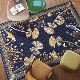 Carpets Ethnic Style Large Area Living Room Carpet Home Decoration Sofa Bedroom Rugs Bathroom Entry Mat 1KG High-end Fabric Per Square