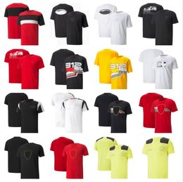 2022 Formula One Team T-Shirts F1 Racer Motorsport Short Sleeve Shirts Racing Fans Summer T-Shirts Plus Size
