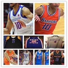 Wskt Custom College Boise State Basketball Jersey Abu Kigab Marcus Shaver Jr. Tyson Degenhart Emmanuel Akot Devonaire Doutrive Mladen Armus