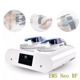 Non-invasive Electromagnetic Muscle Training Slimming Machine 2 Handle Mini Emslim Neo RF Ems Muscle Stimulator Body Sculpting Fat Burning Equipment