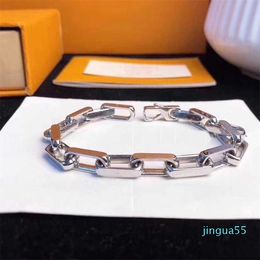 Link Chain Fashion Bracelet Man and Woman 316L Titanium Steel Engrave Colored