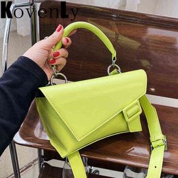 Evening Bags Fashion Chest Bags Lime Color Shoulder Handbags For Women 2022 Designer Luxury Leather Crossbody Bags Lady Small Clutch Purse T220922