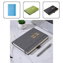 Faux Suede Useful A5 Planner Notebooks Super Thick Portable Day Plan Book Convenient Office Supplies