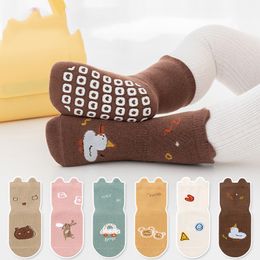 Cartoon Baby Socks Toddler Newborn Boys Girls Soft Cotton Floor Socks Lovely Animals Infant Kids Sock