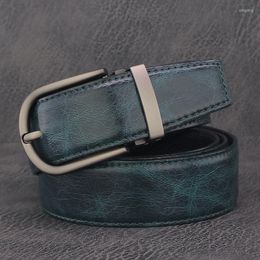 Belts Designer Men High Quality Pin Buckles Leisure Light Grey Fashion Waist Strap Cowboy Cowskin Cinto Masculino2117717
