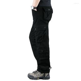 Men's Pants Men's 2022 Spring Mens Cargo Black Military Men Trousers Casual Cotton Tactical Big Size Army Pantalon Militaire Homme