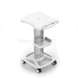 Kitchen Storage Beauty Equipment Double-layer Rack Rolling Wheel Salon Household Trolley Cart Face Skin Care Tools