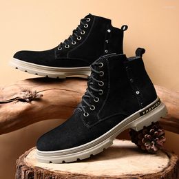 Boots Brand Classic Winter Men Thick Plush Warm Male Handmade Man Ankle Fashion Sneakers Shoes