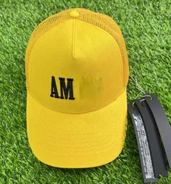 Top Ball Caps Trucker Hats Fashion Embroidery Letters High Quality Baseball Cap Yellow