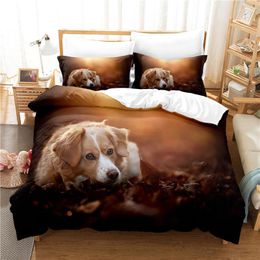Bedding Sets Lonely Dog Set For Bedroom Soft Bedspreads Bed Home Comefortable Duvet Cover Quality Quilt And Pillowcase