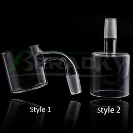 DHL Beracky Smoking Quartz Banger 3mm Wall Quartz Adapter Attachment Nails For Glass Water Bongs Dab Oil Rigs Pipes Vaporizer