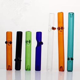 Smoking tobacco pipe Wholesale Brand Thick heady 11.5cm/17.5cm Glass Steamrollers hand pipes