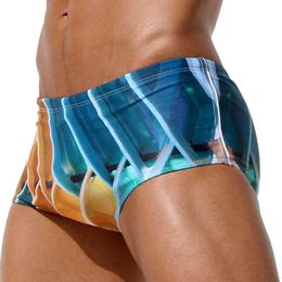 Men's Swimwear Summer Men Swimwear Sexy Low Waist Swimming Briefs Nylon Quick Dry Breathable Swimsuit Mayo Sport Beach Surfing Board Trunks J220913