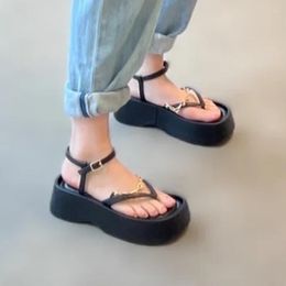 Dress Shoes Platform Women Sandals Sexy Clip Toe High Heels Slippers 2022 Summer Casual Fad Slides Pumps Flip Flops