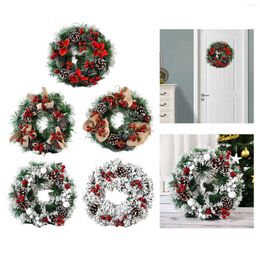 Decorative Flowers Artificial Christmas Wreath Door Decoration For Home Wedding Indoor Outdoor