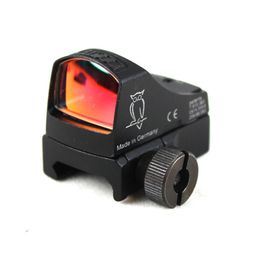 Docter Mini Red dot scope for Airsoft Rifle shotgun BB gun Tactical balck Auto Reticle Brightness adjusting red dot sight