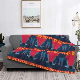 Blankets Legoshi Beastars Anime Manga Carpet Living Room Flocking Textile A Bed Blanket Covers Luxury Flannel