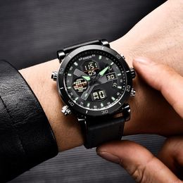 Wristwatches Men Fashion Sports Watch Waterproof Quartz Digital LED Casual Watches Leisure Unique Gift