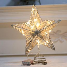 Christmas Decorations LED Tree Top Star High Durability Beautiful Enhance Atmosphere Decoration For Household