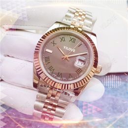 Classic Designer Luxury Mens Watch 40mm Business TOP Fashion Clock Automatic Mechanics Waterproof Multi-function Roman Word Nail Calendar Gifts Wristwatches