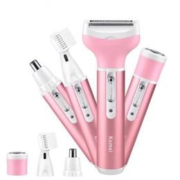 electric eyebrow machine Canada - Electric Shaver 4 in 1 Rechargeable Electric Epilator Hair Trimmer Women Hair Removal Machine Epilator Eyebrow Nose Trimmer Razor 223O