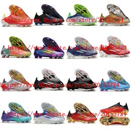 Soccer shoes X SPEEDFLOW FG Cleats Football Boots Outdoor Firm Ground Breathable Designers Tacos De Futbol