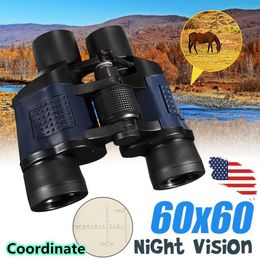 Vente en gros Télescope binoculaire à film rouge avec une vision nocturne coordonnée Focus haute puissance adaptée aux vitesses de voyage de chasse extérieure à la recherche d'oiseaux