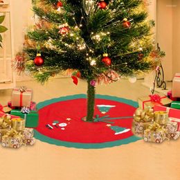 Christmas Decorations Festival Prop Comfortable Xmas Indoor Ornament Snowman/Santa Claus Patch Tree Skirt For