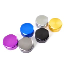 Smoking Accessories 60mm herb grinders 3 parts Six Angle type Aluminium alloy Grinder metal smoke set