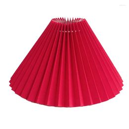 Table Lamps Pleated Lampshade E27 Light Cover Japanese Style Fabric Lamp Ceiling Decor Gass