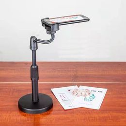 Desktop Tripod for Smartphone Iphone with Phone Holder Stand Bracket Tripe for Mobile Telefoon Table