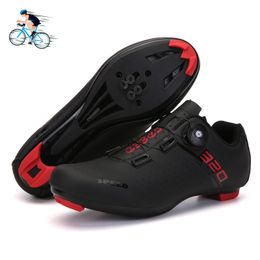 Safety Shoes MTB Cycling Men Women Road Bike Boots Ultralight Flat Speed Sneaker SPD Cleats Mountain Footwear Self-locking 220922