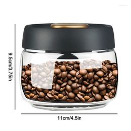 Storage Bottles Vaccum Glass Jar With Lid 500/900/1200ml Large Capacity Container For Kitchen Canning Cereal Coffee Pasta Sugar Beans