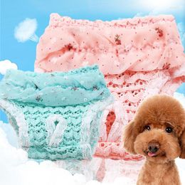 Dog Apparel Breathable Cute Physiological Pants Soft Cloth Diaper Sanitary Shorts Panties Briefs Underwear Pet Diapers 2022
