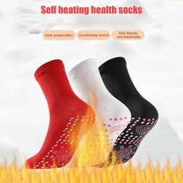 Men's Socks Self Heating Therapy Magnetic Tourmaline Pain Relief Woman Men Fir Y2209