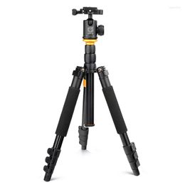 Tripods Q570B Flexible Tripod Digital CameraStand Monopod Leg Small Camera Holder 1410MM Height 12KG Load Stand 24MM