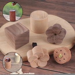 Fragrance Lamps 1PC Wooden Essential Oil Diffuser Diffused Wood Aroma