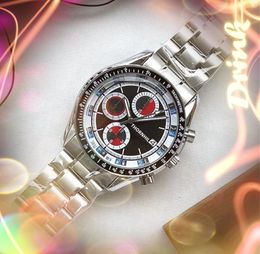 Top Model Men Sports Racing Watch 41mm Full Function Stopwatch Fashion Casual clock Man Luxury Quartz Movement Imported Wristwatch favorite Christmas gift