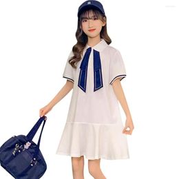 Girl Dresses Summer Dress For Girls Big Bow Party Est Kids Casual Style Clothes 6 8 10 12 14