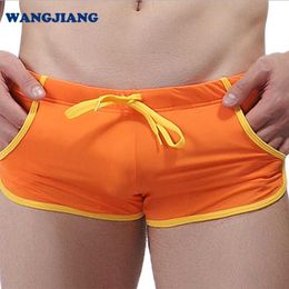 Men's Swimwear 20201 Summer Swimming Beach Surfing Sports Casual Shorts Low Waist Sexy Pocket Boxer J220913