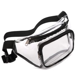 Waist Bags Fanny Pack Pvc Clear Sport Waterproof Bag Stadium Appd Purse Transparent Adjustable Belt Travel Otlch