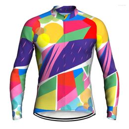 Racing Jackets Pro Bike Team Cycling Jersey Bicycle MTB Long Jacket Clothes Downhill Road Shirt Crossmax Mountain Tight Wear Colored Sport