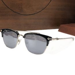 Japan-Korea Fashion Star Retro-Vintage Eyebrow sunglasses Unisex Gushhi Lightweight Pure-Titaum Square adumbrals 53-21-143SLUN for Prescription goggles case