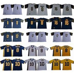 Sj NCAA California Golden Bear 8 Aaron Rodgers Jersey College 1 DeSean Jackson 10 Marshawn Lynch 17 Vic Wharton III Melquise Stovall 16 Jared