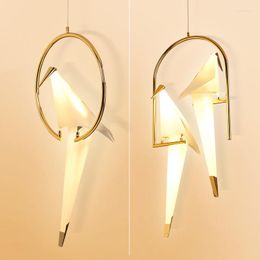 Pendant Lamps Modern Birds Lamp Lights Chandelier Lighting Led Hanglamp Loft Decor Light Fixtures Living Room