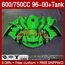 Fairings & Tank For SUZUKI SRAD GSXR600 GSXR 600 750 CC 1996 1997 1998 1999 2000 Body 156No.115 GSXR750 600CC GSX-R750 750CC 96-00 GSXR-600 96 97 98 99 00 Fairing green glossy